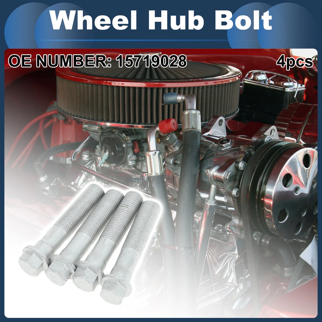 Wheel Hub Bolt Replacement Set for Cadillac DeVille (2000–2005) Silver Tone