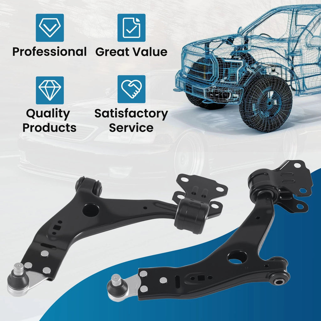 2X Front Lower Control Arms for Lincoln MKC (2015–2019) EJ7Z3079A EJ7Z3078A