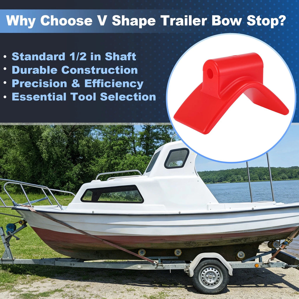 Boat Trailer V Bow Stop for 3 Inch Coupler (Fits Universal)