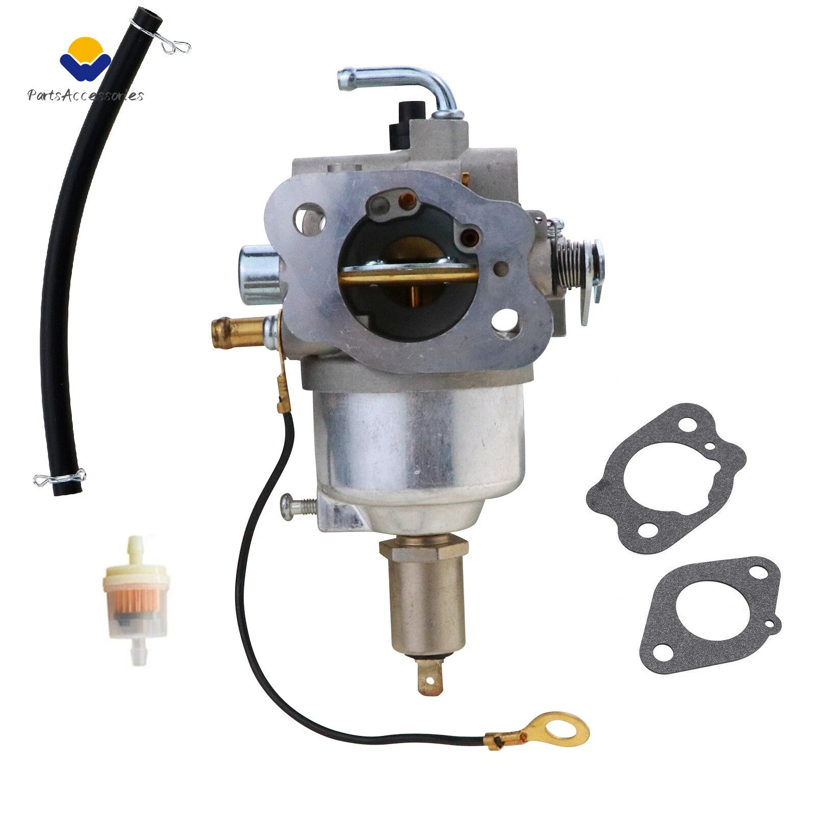Carburetor for Kawasaki FH531V FH500V (4-Stroke Engine, Solenoid 15003-7037)