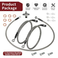 3 Front Brake Hose Lines Kit for Suzuki Quadsport Z400 LTZ400 LTZ400Z (2003–2008)