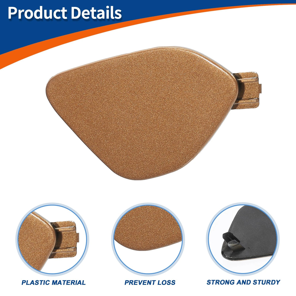 Tow Hook Cover for Volvo S60 (2014–2018) No. 39820294 Coppery