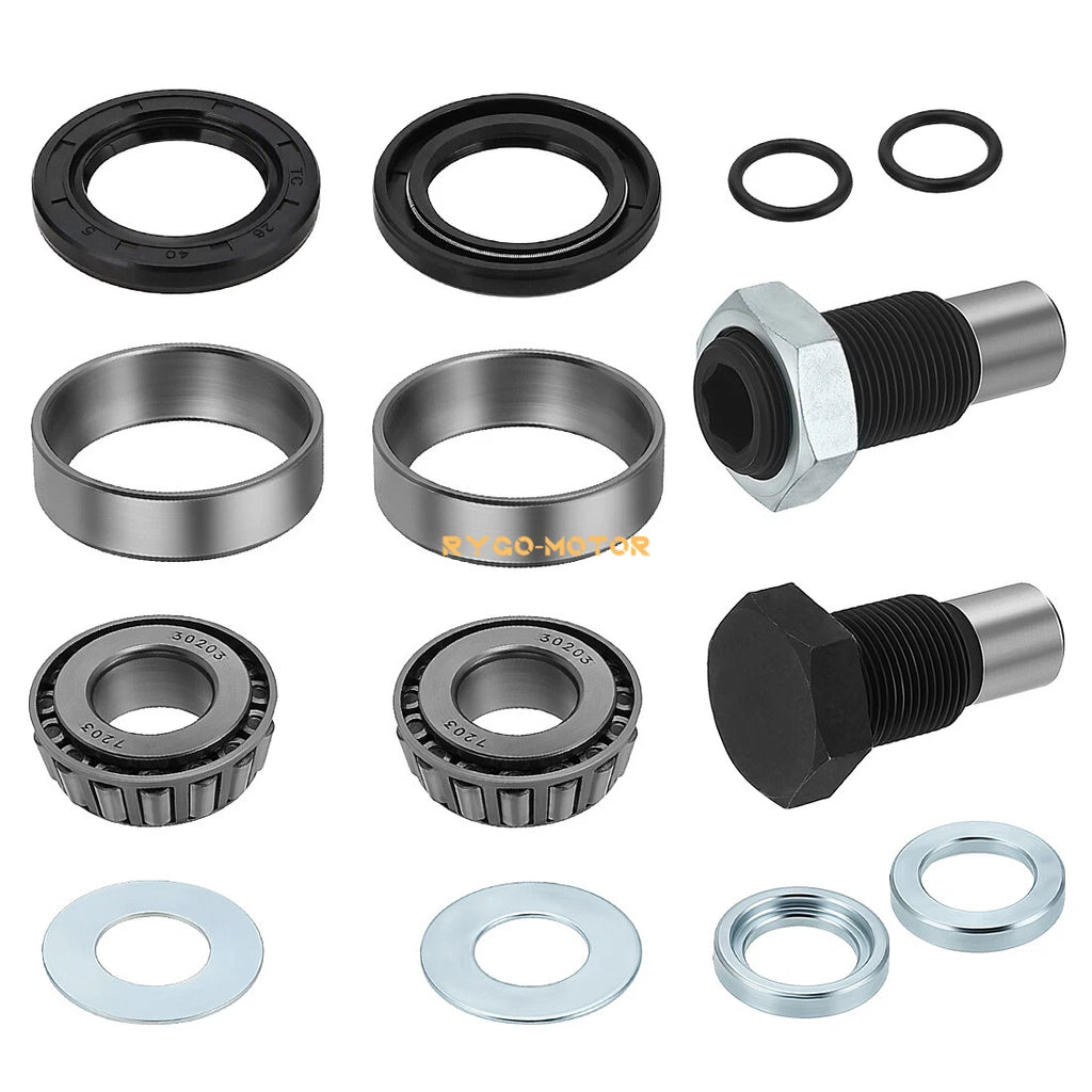 Swing Arm Bearing Seal Kit w/Shaft for Kawasaki Prairie 360 650 700 (2000–2006)