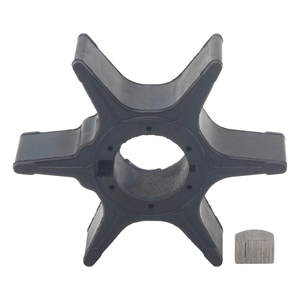 Water Pump Impeller & Key for Suzuki 25 HP 2 Stroke Outboard Engine 17461-94L00
