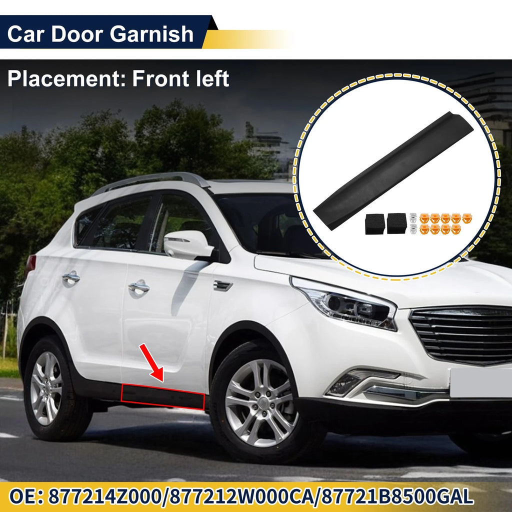 Front Left Door Lower Trim Panel Replacement for Hyundai Santa Fe (2019–2023)