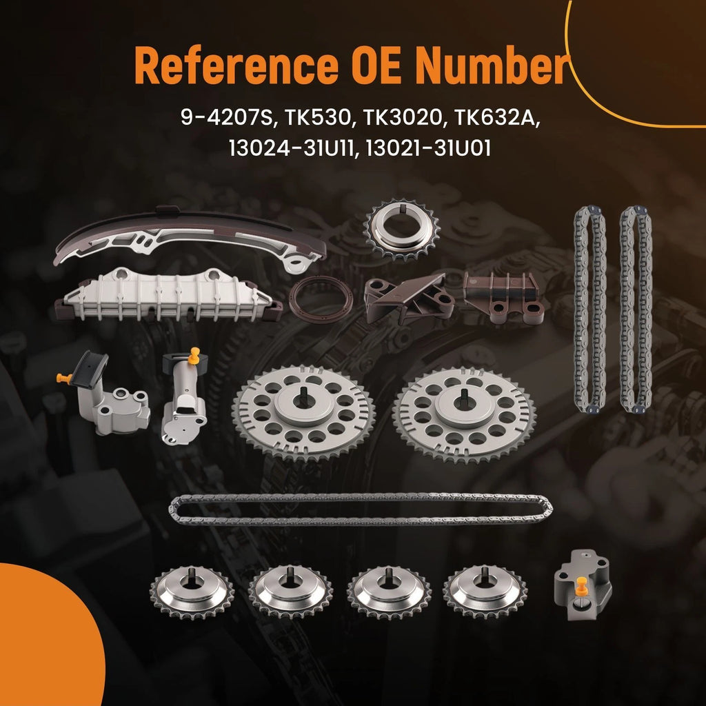 Engine Timing Chain Set for Nissan Maxima 3.0L DOHC (1995–2001) TK3020