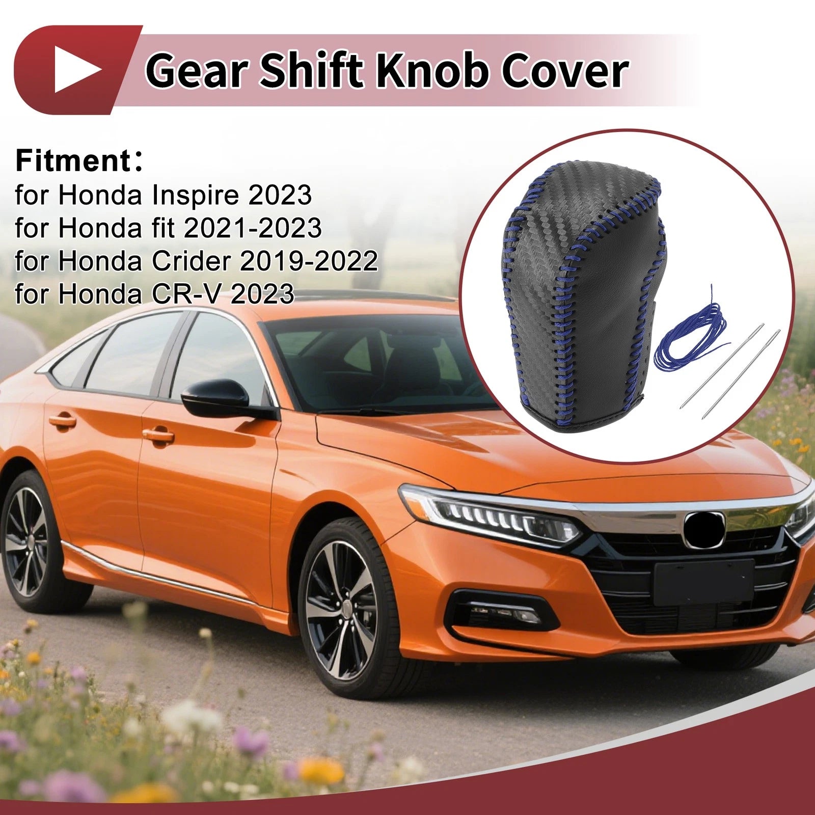 Gear Shift Knob Cover Replacement for Honda Inspire (2023–2023)