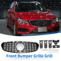 Front Upper Bumper Grille Grill Replacement for Mercedes-Benz E200 (2014–2016)
