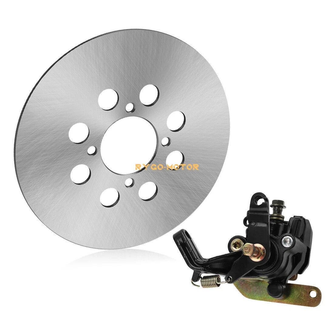 Rear Brake Disc Rotor & Caliper w/Pads for Yamaha Raptor 660R (2002–2005)