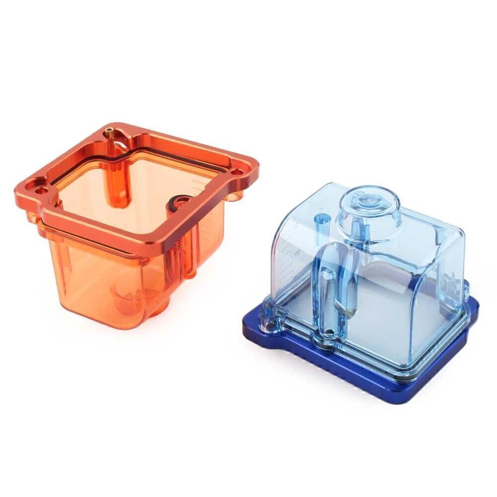 Carburetor Bottom Float Bowl Plastic Shell for I/II/III Carb (Orange Transparent)