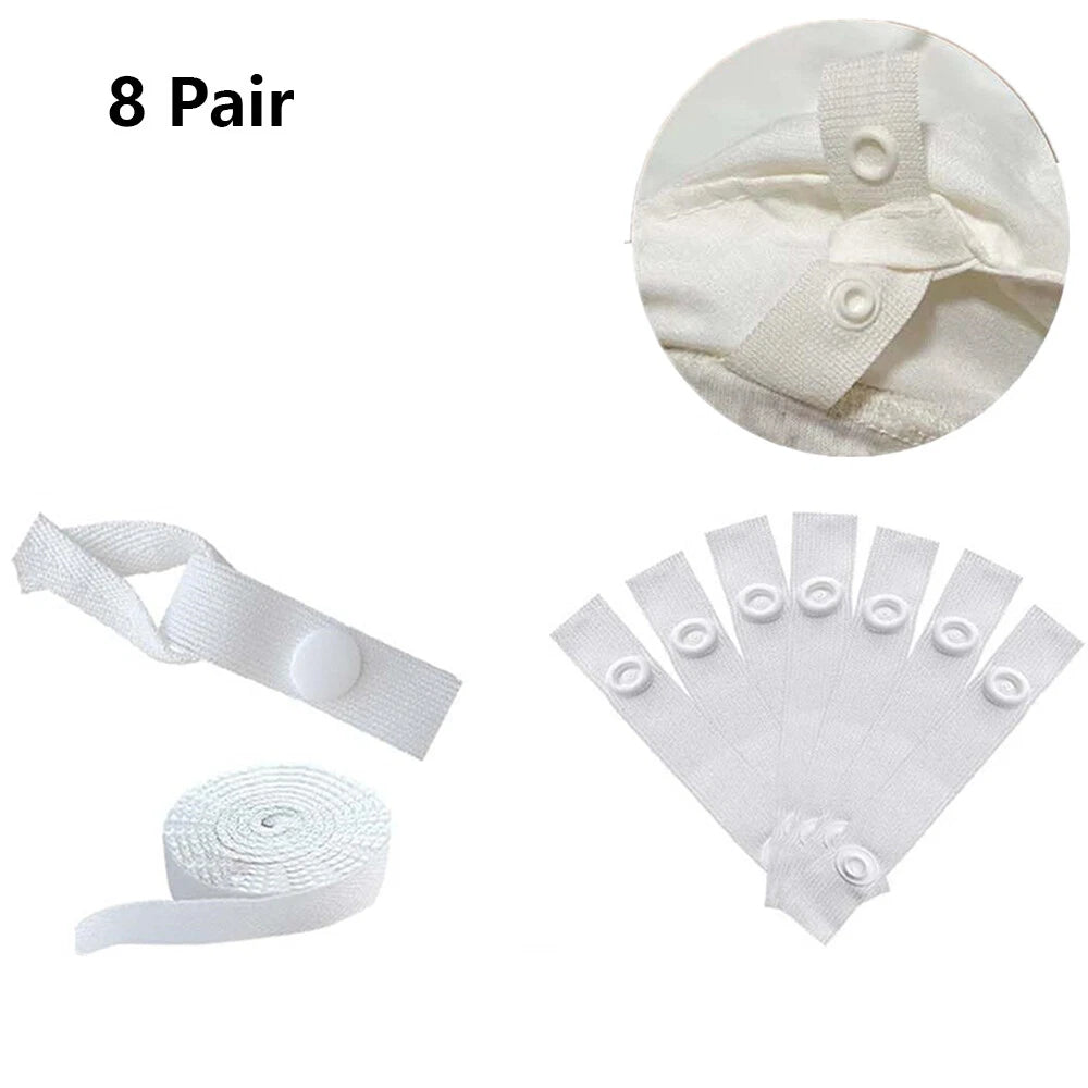 8 Pair Duvet Clips Fasteners for Bedding Cover