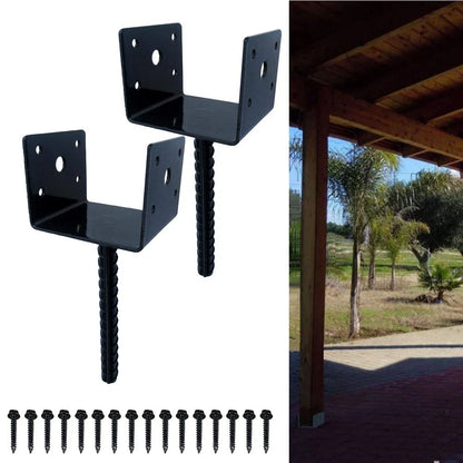 4X4 Post Anchor for Fence and Deck (Pre-drilled Screw Holes)
