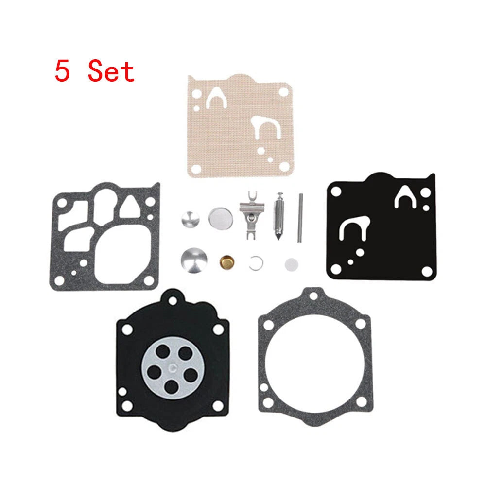 Set of 5 Carburetor Rebuild Kits for Walbro Stihl 056 066 064 K12-WG Husqvarna