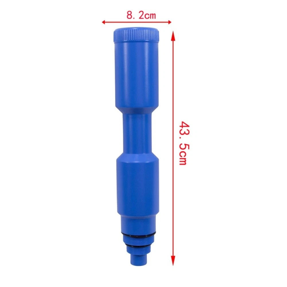 Winterizing Pool Skimmer Stopper with Filling Hole for Easy Antifreeze Use