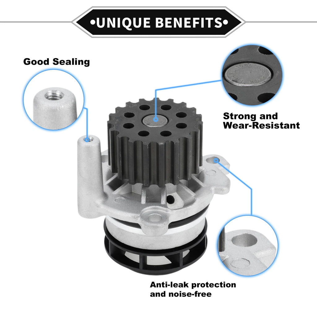 Water Pump Replacement for Volkswagen Passat (2012–2014)
