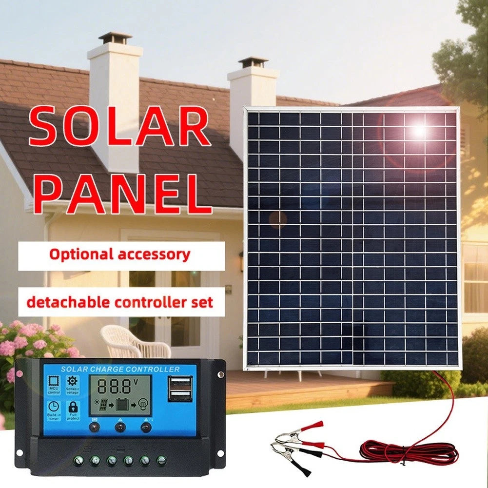 22W Polycrystalline Solar Panel for 12V System Power Supply (Outdoor Camping)