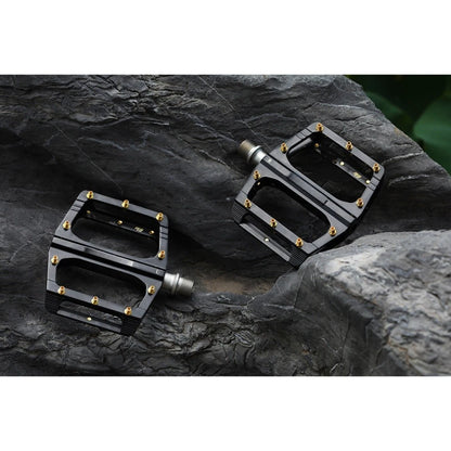 Aluminum Alloy Pedals with Anti Slip Spikes for Road and Folding Bikes