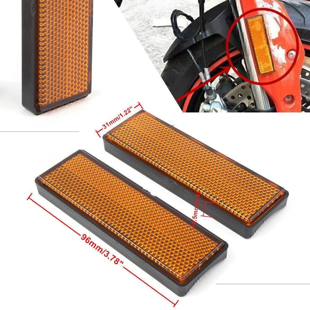 Front Fork Leg Reflector Sticker for Ducati ATV/Dirt Bikes