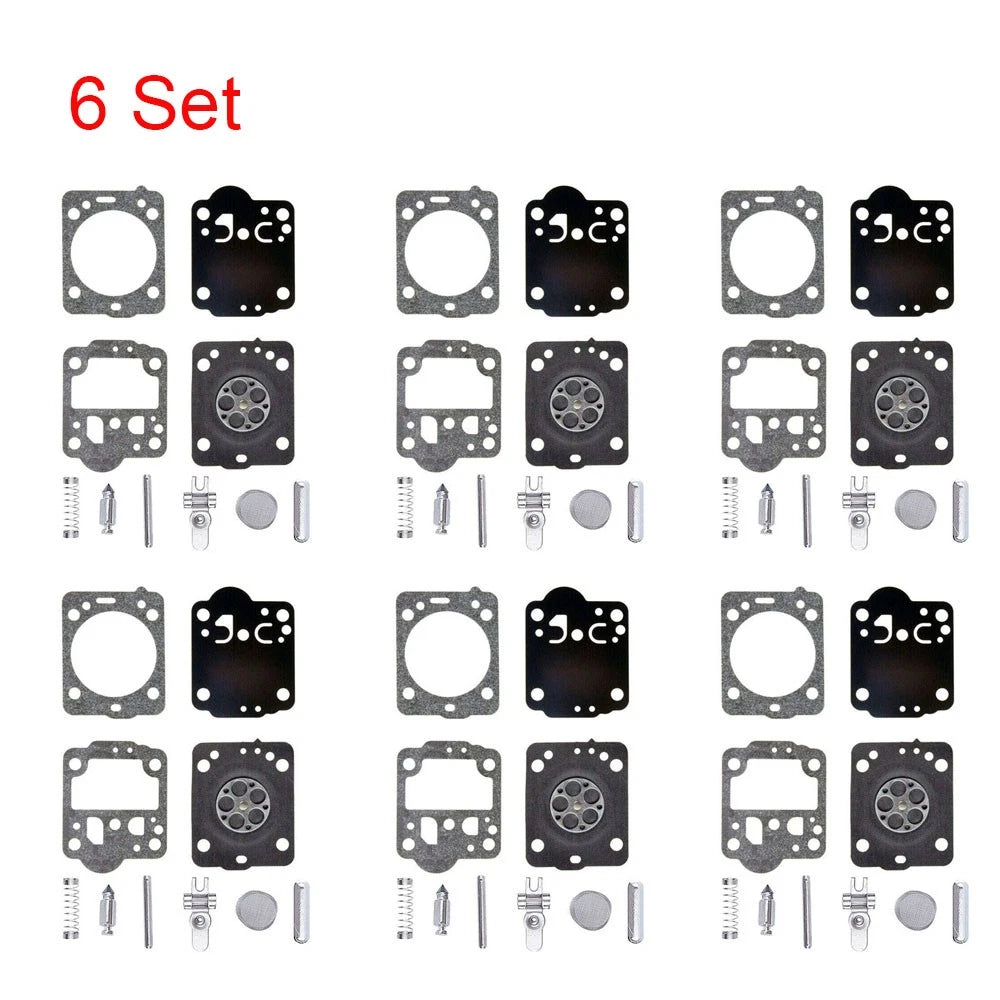 Set of 6 Carburetor Carb Kits for ZAMA RB-149 C1T Jonsered CS2234 Husqvarna