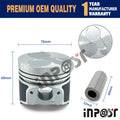 Piston Kit & Rings STD for Kubota Engine 3 Cylinders (D1005)