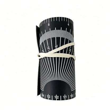 Dual Unit PVC Collar Tape with Inch & Millimeter Scale for Accuracy