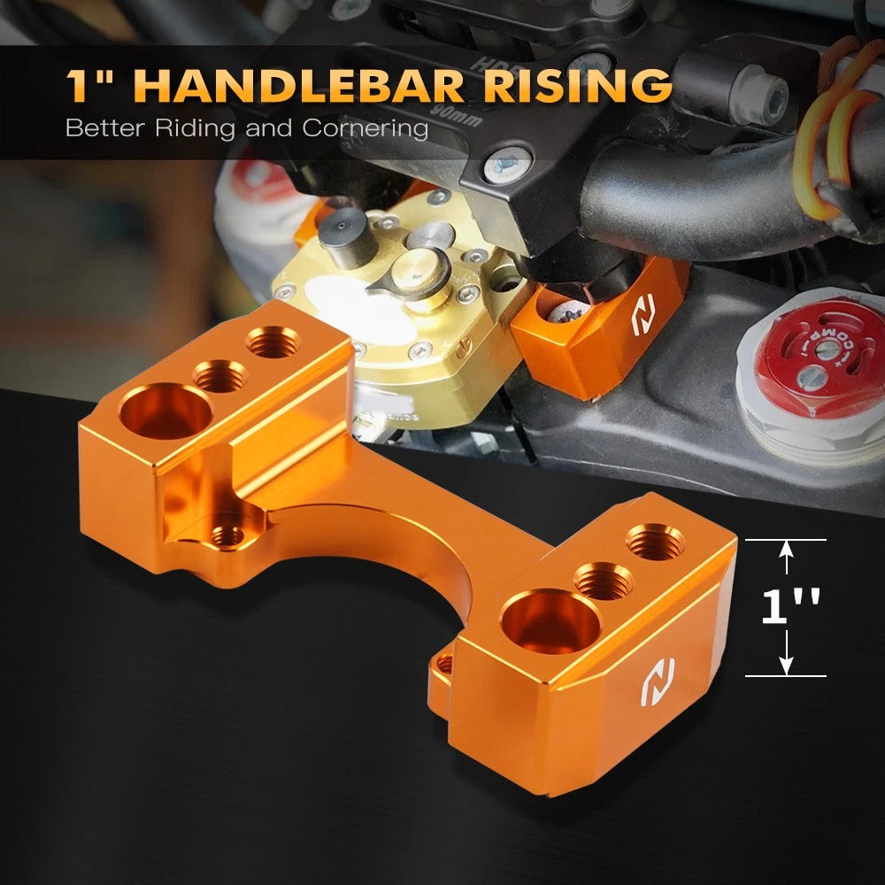 1" Forward Handlebar Riser Kit Damper Mount for KTM 790/890 Adventure (2019–2023)