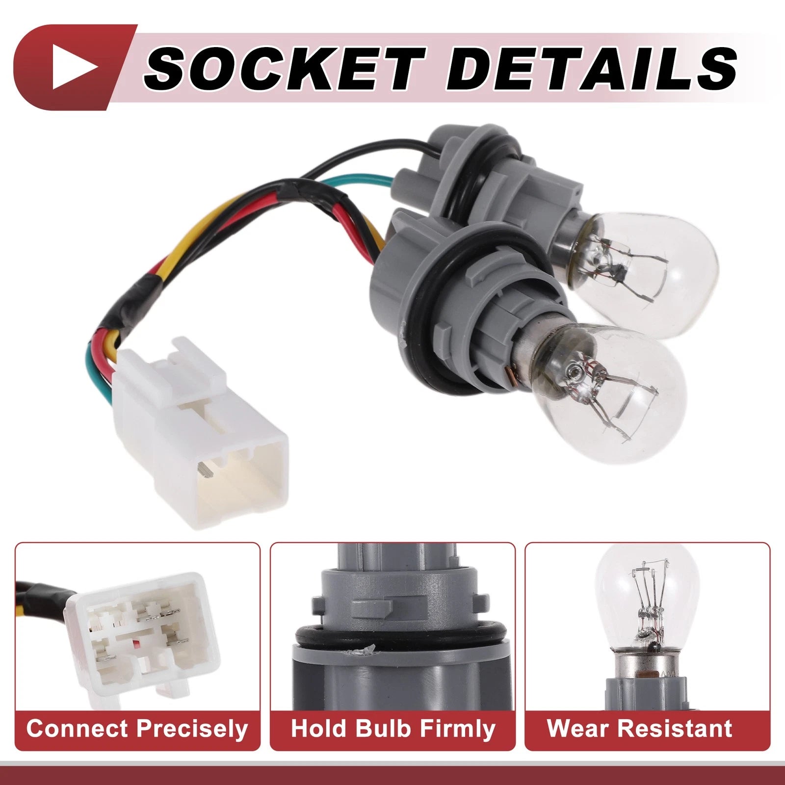Tail Light Socket Wiring for Kia Forte (2017–2018) No. 92470B0600/92470-B0600
