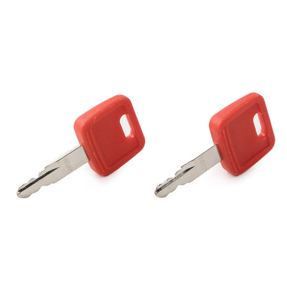 Ignition Key w/Key Ring Fit John Deere Excavator AT194969 #AT147803 #H800 2PCS