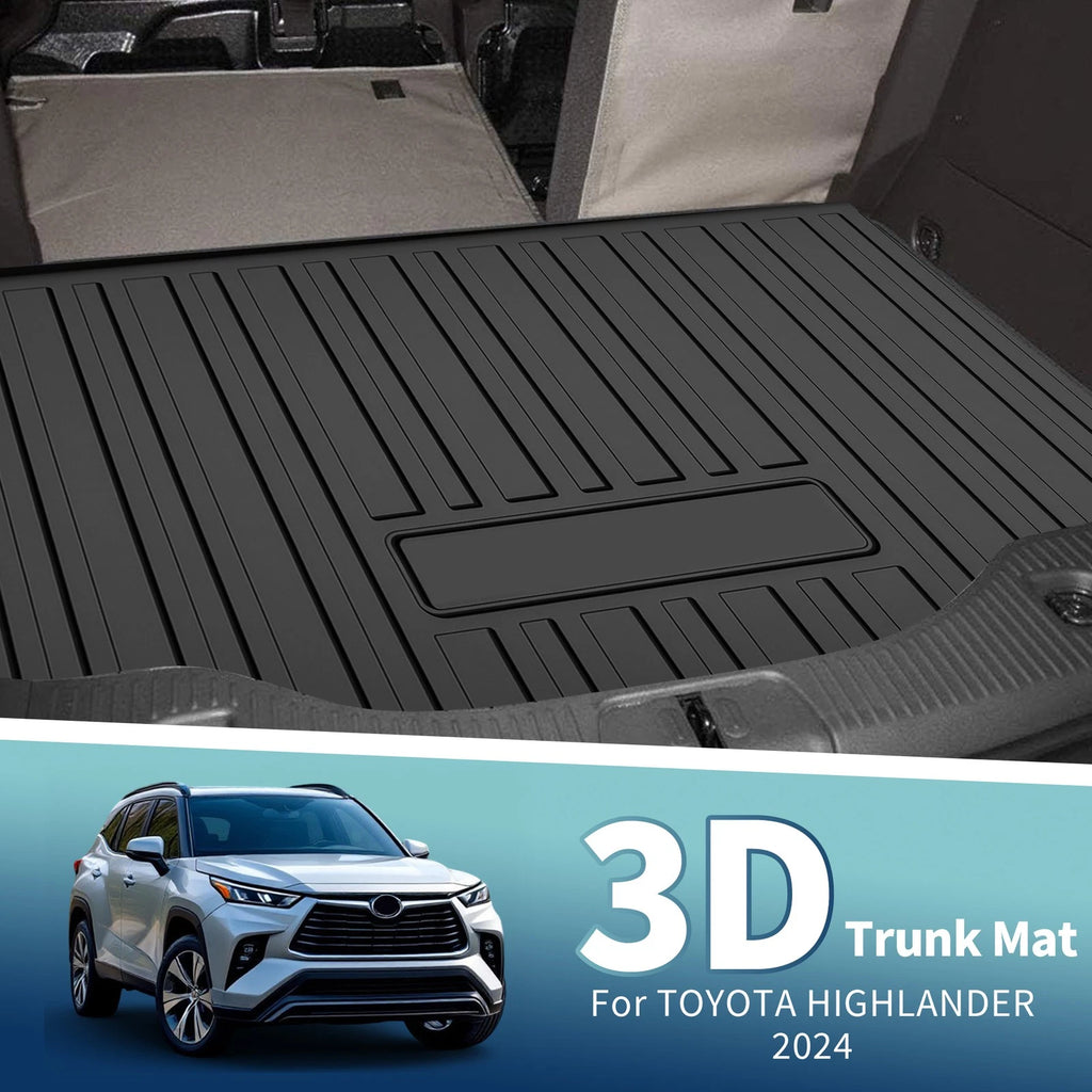 Rear Cargo Liner Flat Face for Toyota Highlander (2024–2025) TPE 1 Pc