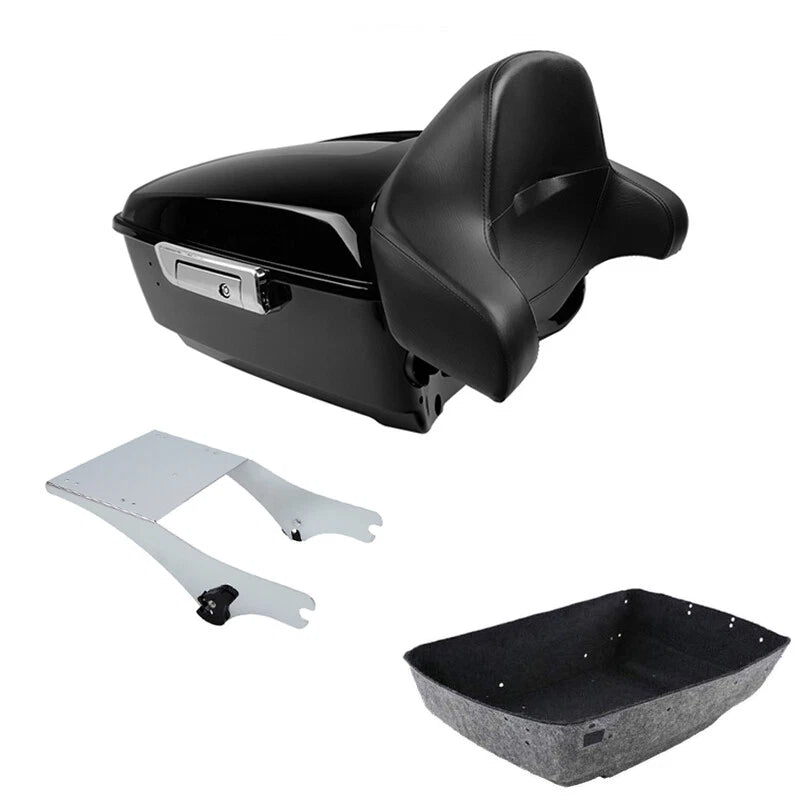 2X Trunk Backrest Pad for Harley Touring (1997–2008)