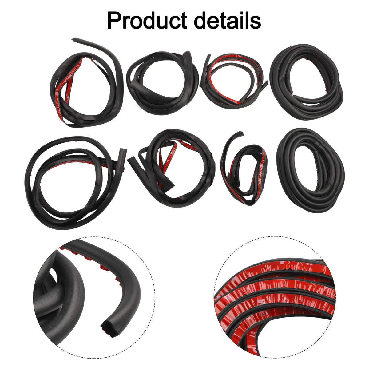 Sealing Strip Dust Protection Effortless Upgrade Enhanced Driving Experience