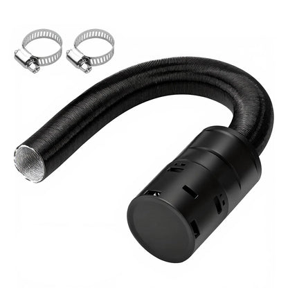 Customizable Length Air Duct with Sponge Filter for Diesel Heater
