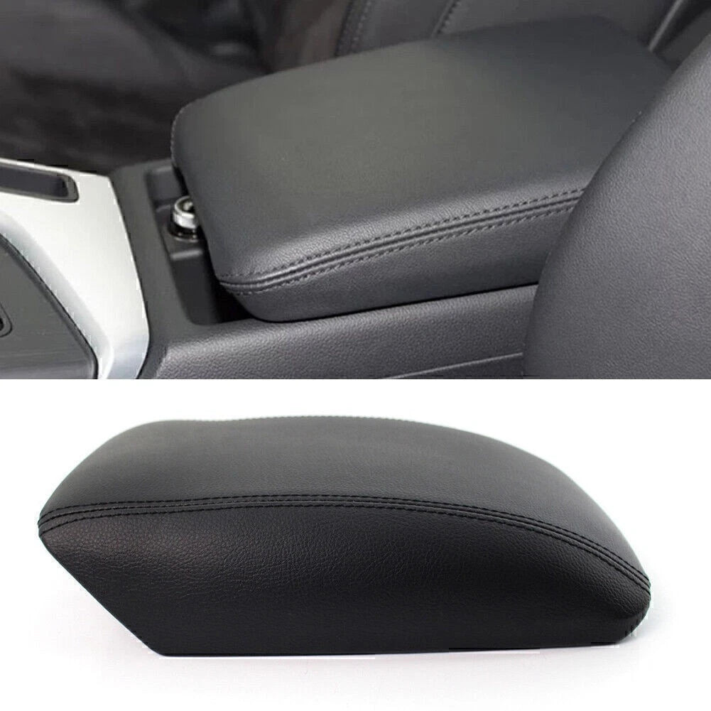 Front Center Console Lid Armrest Case Cover Leather for Audi Q5 (2008–2016)
