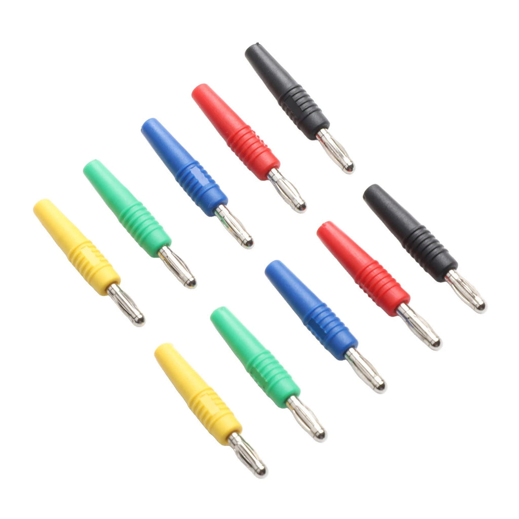 10X Nickel Plated 3MM Banana Connectors for Electronics