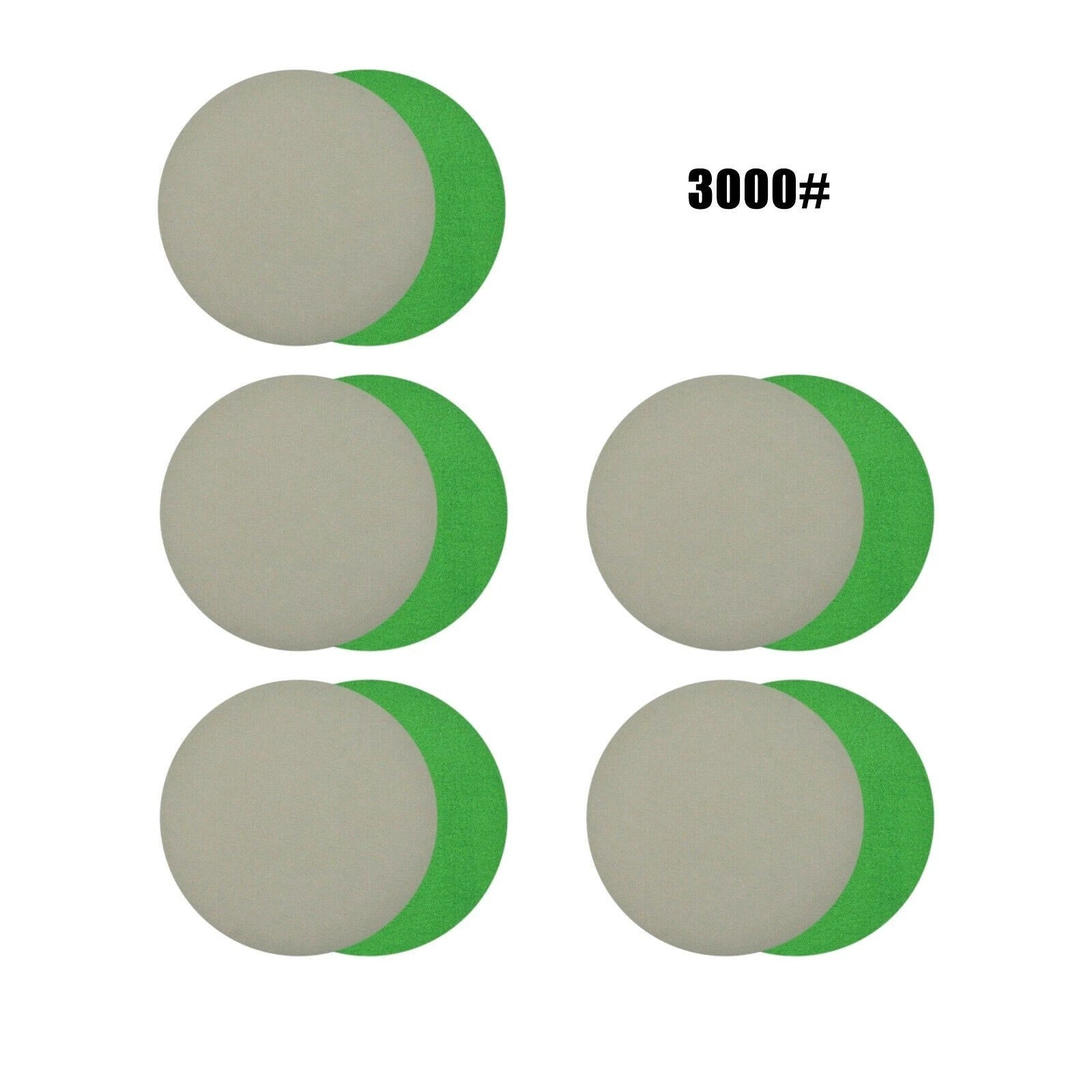25X 3" 1000-5000 Grit Wet/Dry Hook & Loop Sanding Discs
