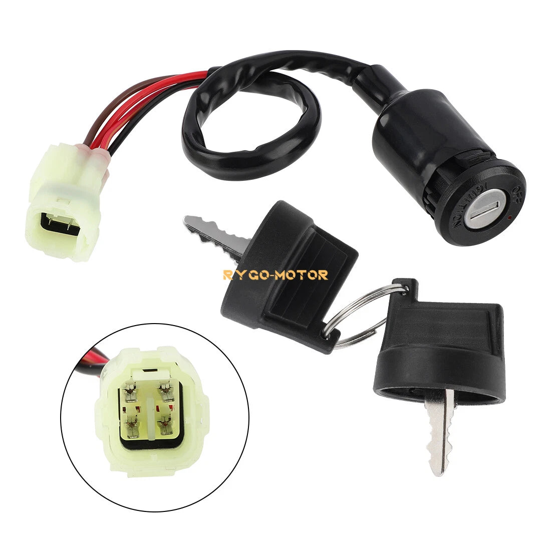 Ignition Switch with 2 Keys for Yamaha YFM90 Raptor 90 (2009–2013) 43D-H2510-00-00