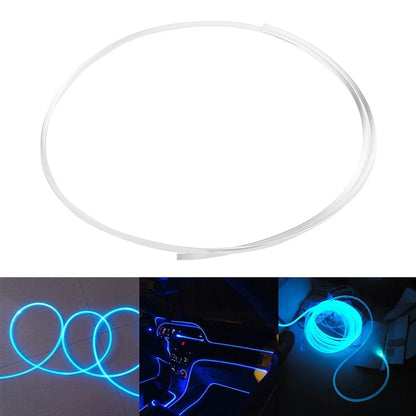 PMMA Side Glow Optic Fiber Cable for Car LED Lights (1.5/2/3/4mm)