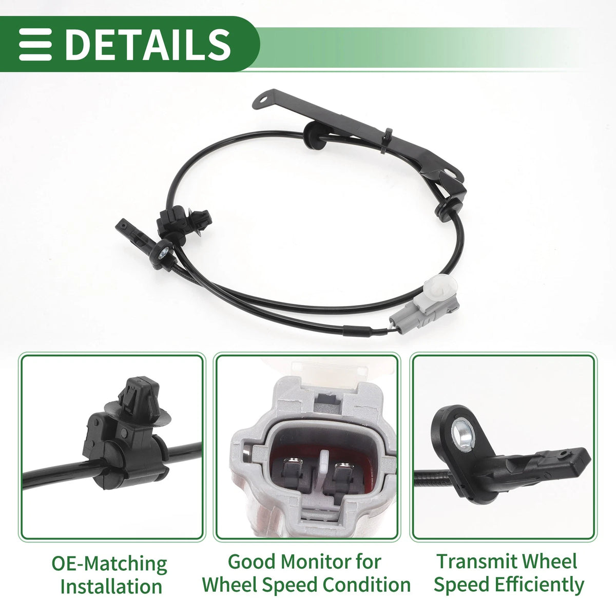 ABS Wheel Speed Sensor No. 27540AJ03A for Subaru Legacy Rear Left