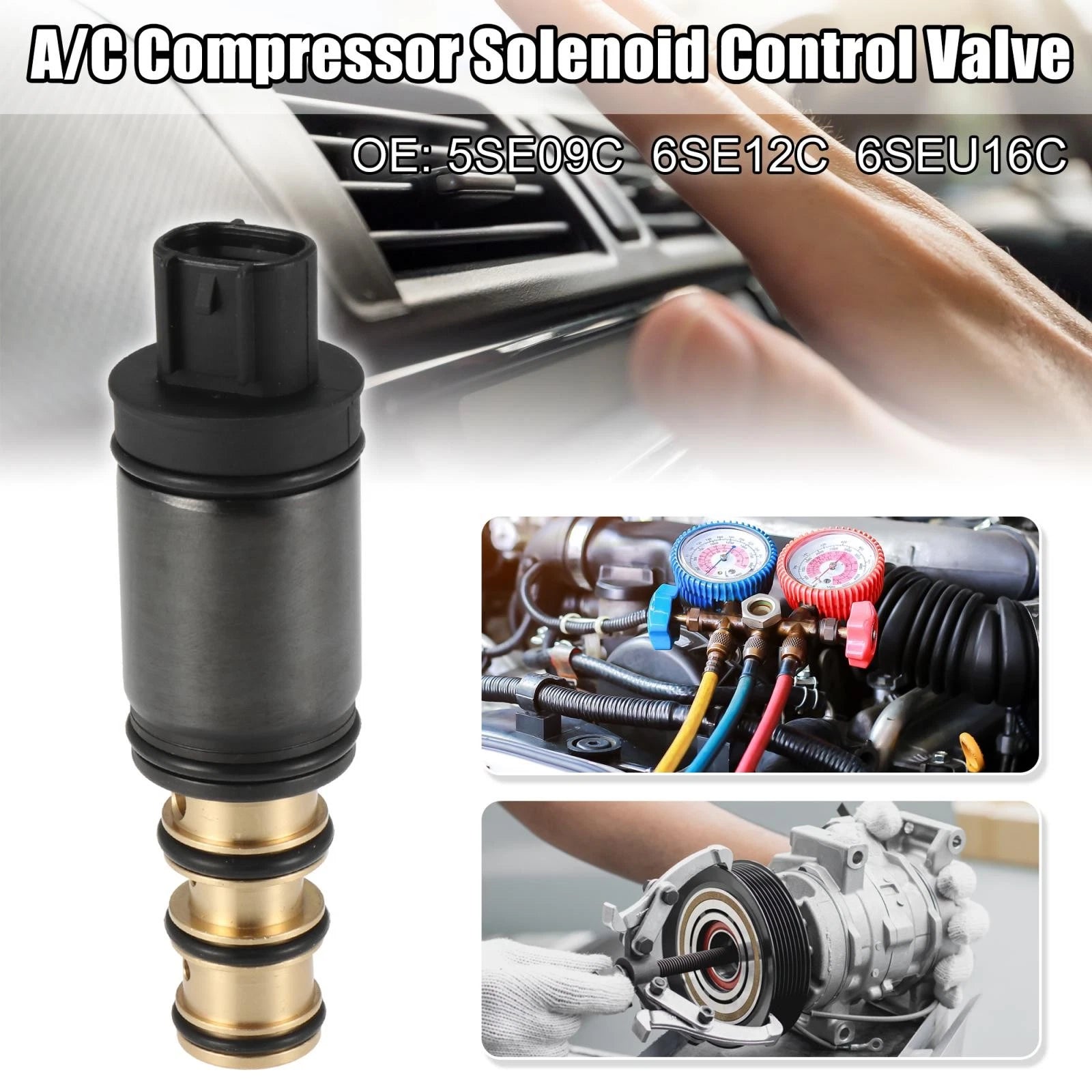 AC Compressor Control Solenoid Valve for Toyota Camry (2007–2009)