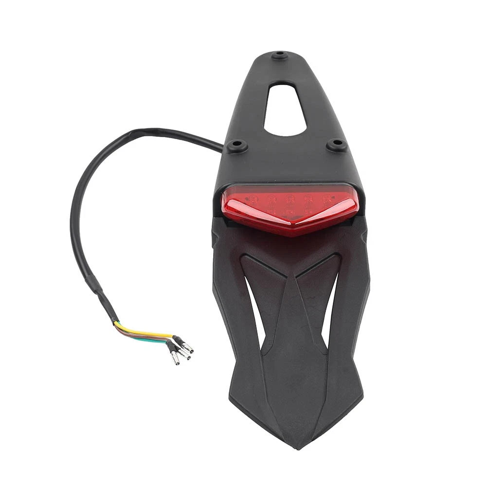 Rear Mudguard Tail Light Brake Lamp for Off-Road Motorcycle (Fits )