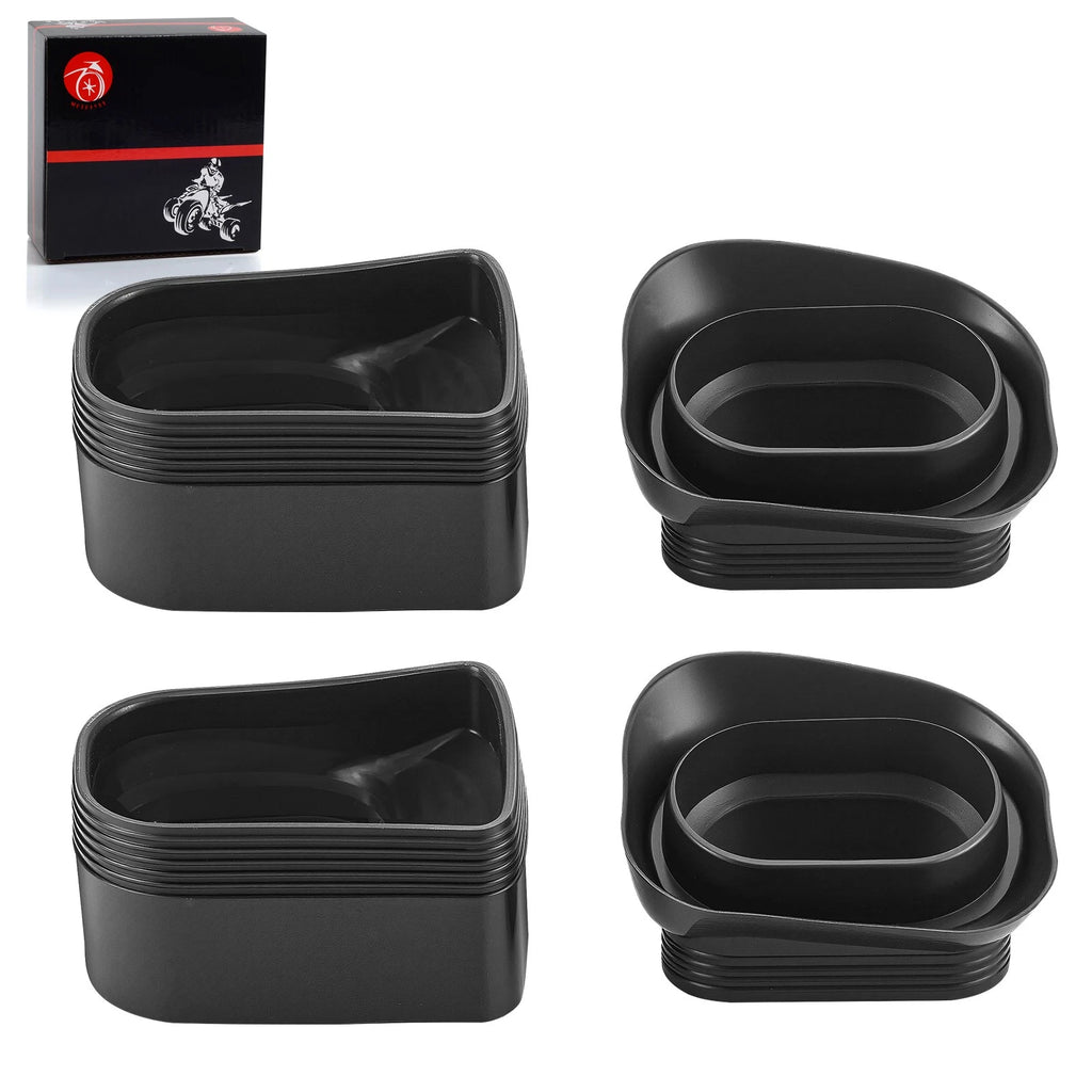 Set of 2 Ram Air Intake Duct Rubber Boots for Suzuki GSXR 600 (1997–2000) & GSXR 750 (1996–1999)