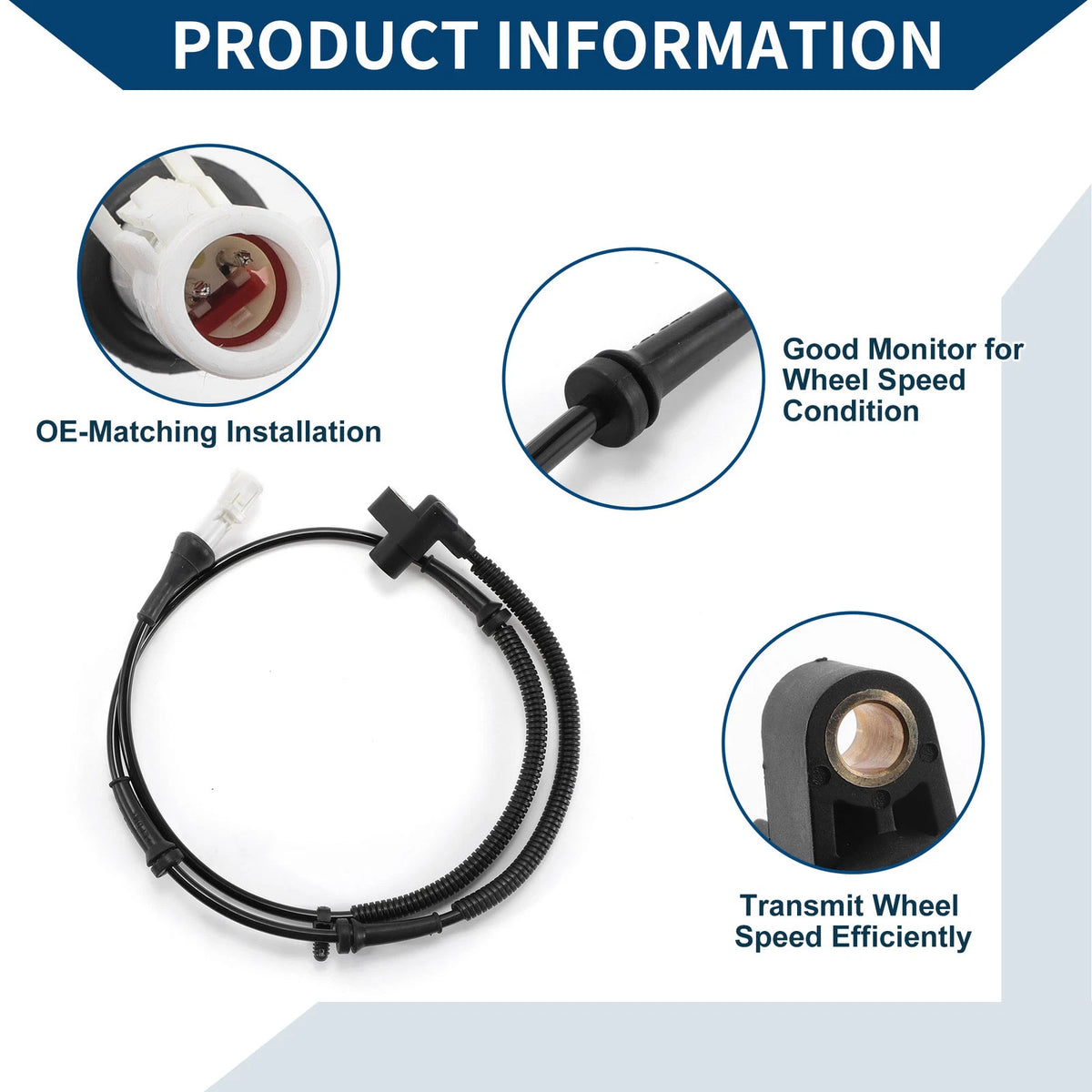 ABS Wheel Speed Sensor for Ford Taurus (1996–1999) No.1F1Z2C204AA /970235