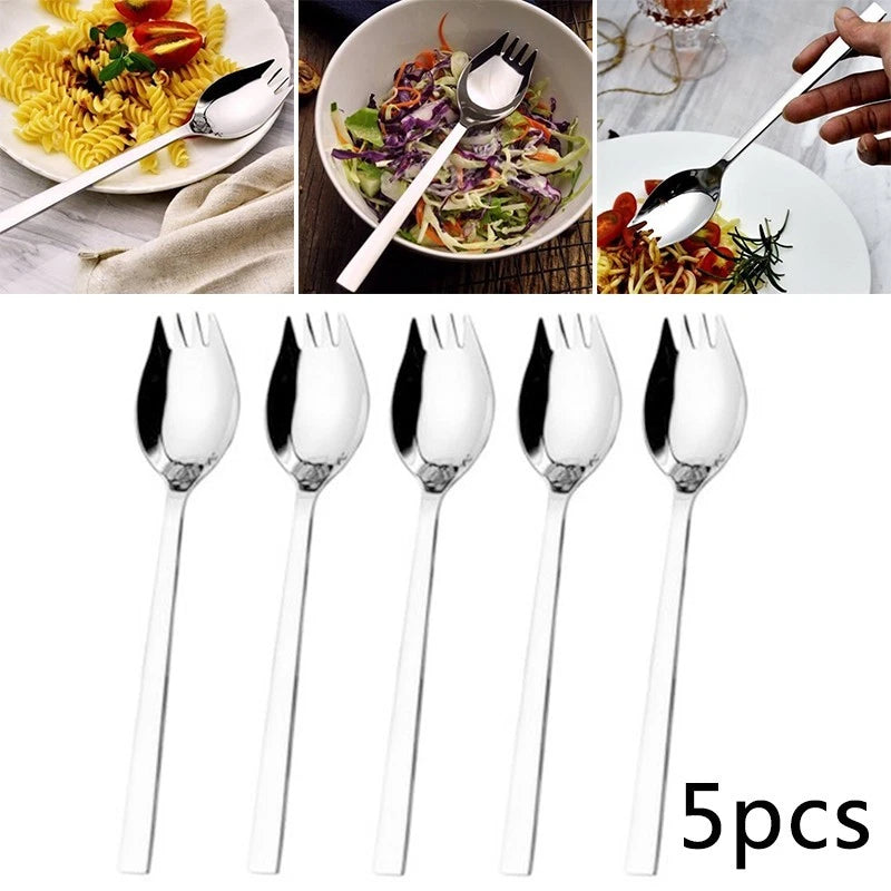 5-Piece Spork Set for Outdoor Picnic Tableware Tools