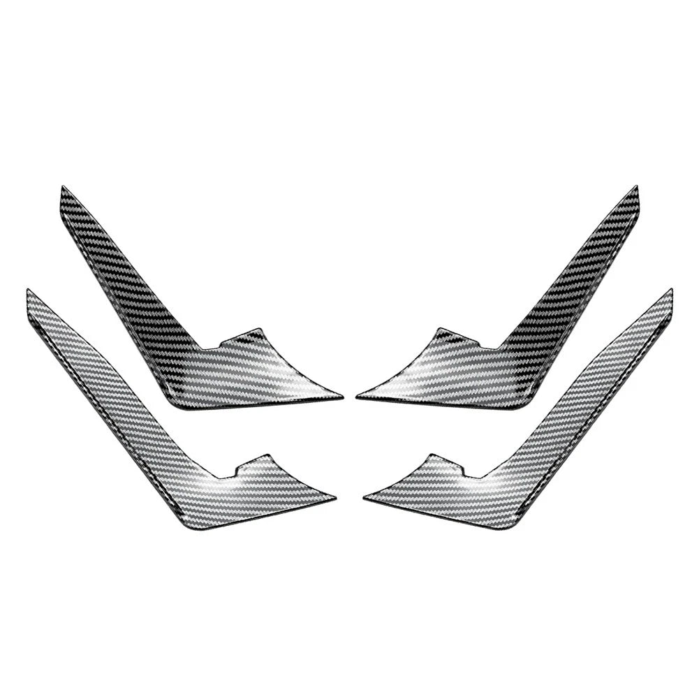 Front Bumper Side Air Vent Trim for Audi A5 S5 (2017–2020) Carbon Fiber Black