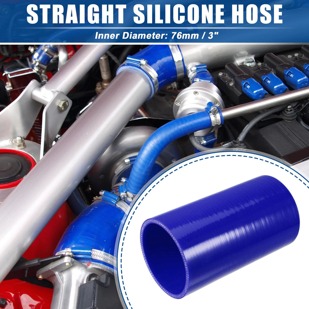 3" ID 6" Length Silicone Reducer Hose Intercooler for Universal Applications
