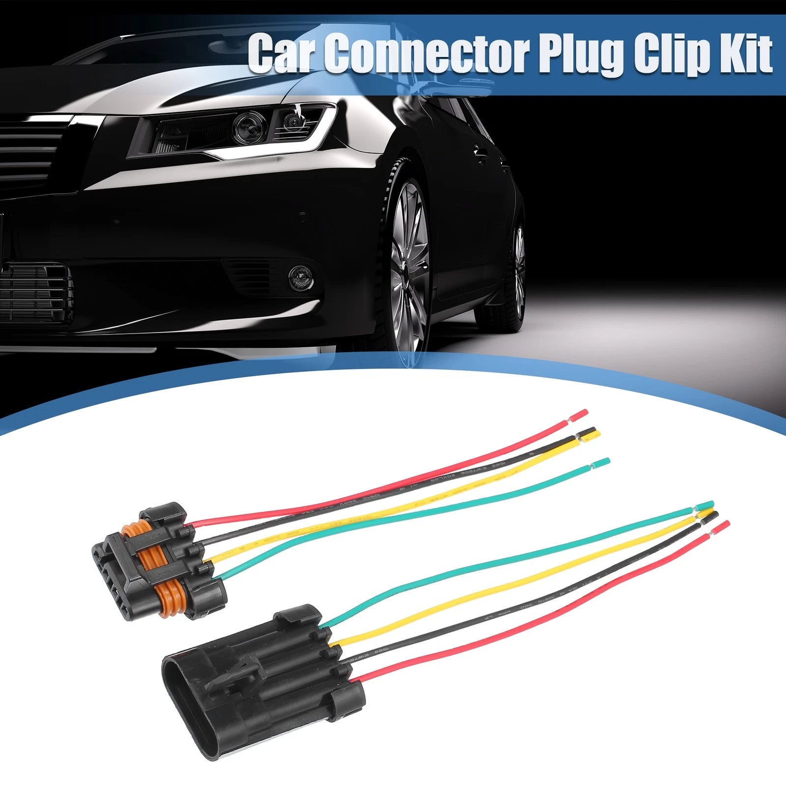 Set of 4 Oxygen Sensor Connector Adapter Plug Clips for Car
