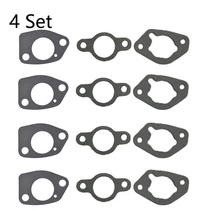 4 Set Carburetor Gasket Kit Replace For Honda GX340 GX390 11HP 13HP Engine 188F