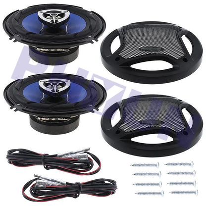 2Pcs 6.5 Inch 500W Coaxial Speakers for Car Audio Systems