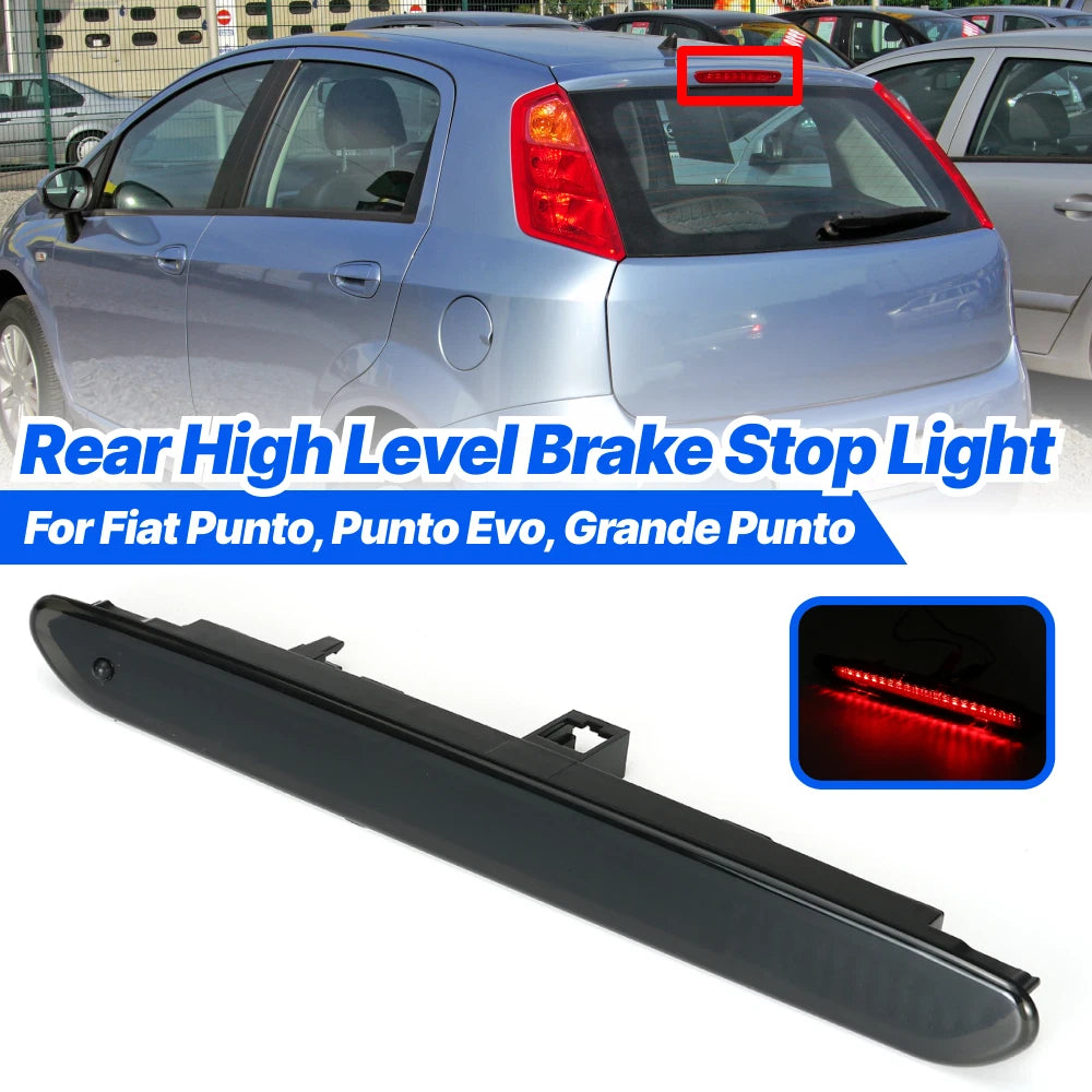 1X Rear High Mount Brake Stop Light for Fiat Grande Punto (2005–2018)