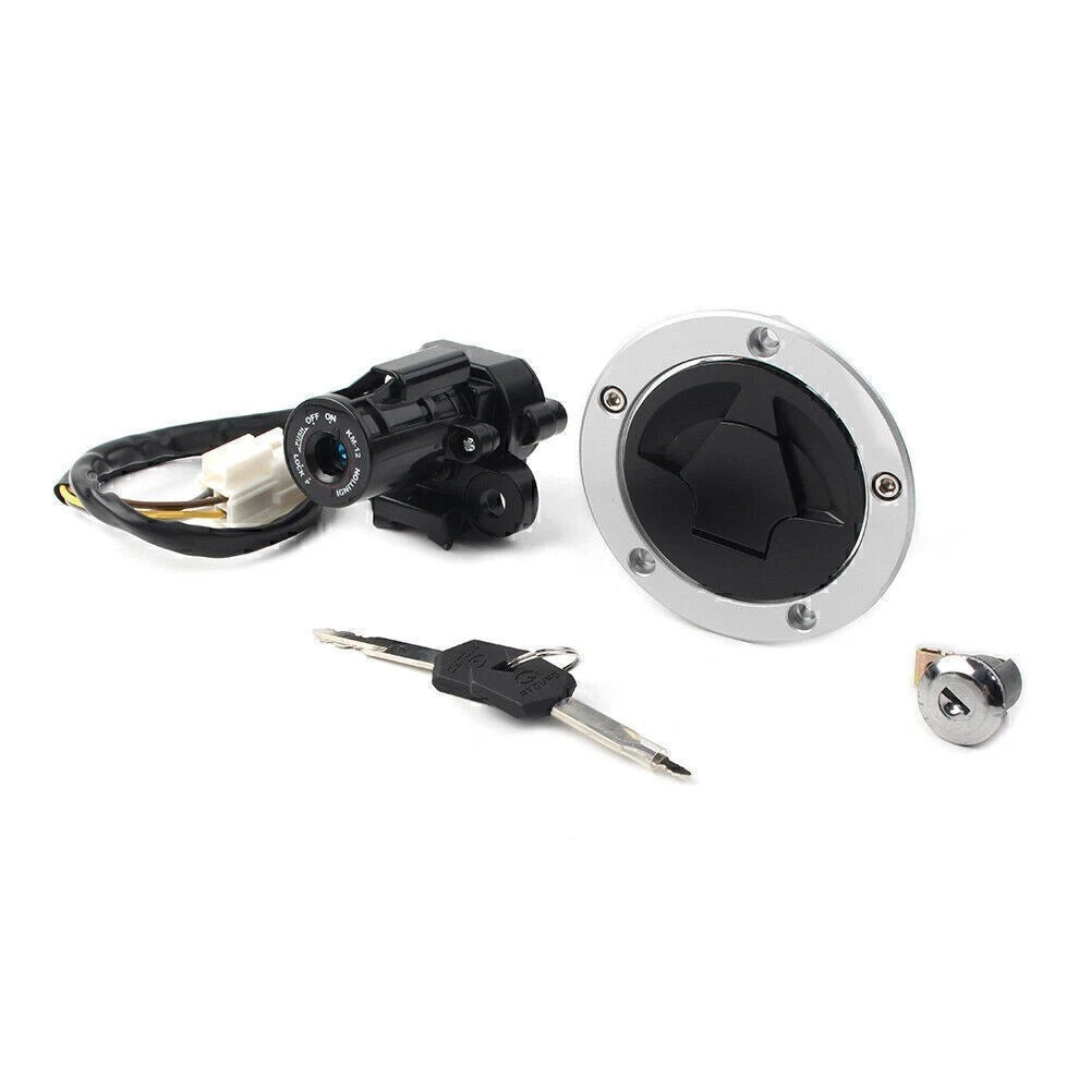Fuel Tank Cap Ignition Switch Seat Lock Key for Kawasaki Z1000 (2010–2016)
